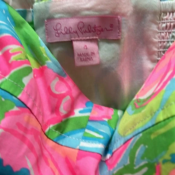 Lilly Pulitzer Mini bustier fit and flare dress - Picture 6 of 6